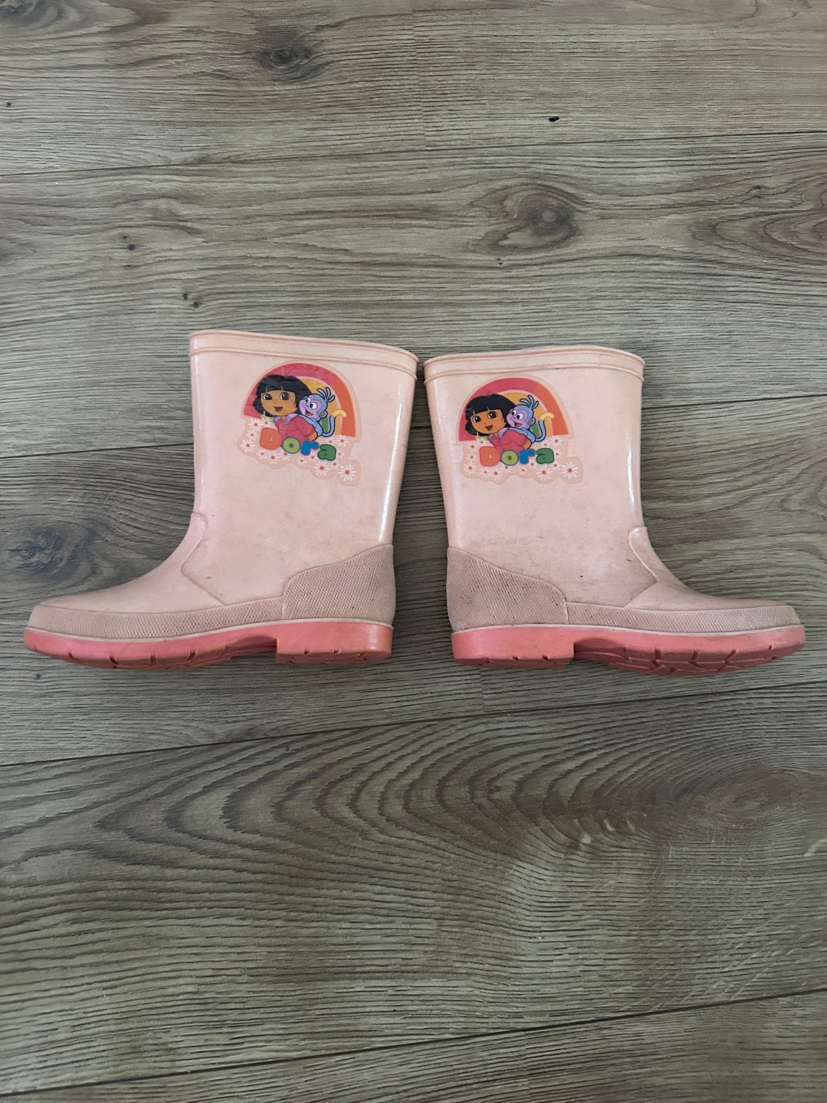 Roze Dora Regenlaarsjes - Maat 31/32, Ophalen of Verzenden, Zo goed als nieuw, Meisje