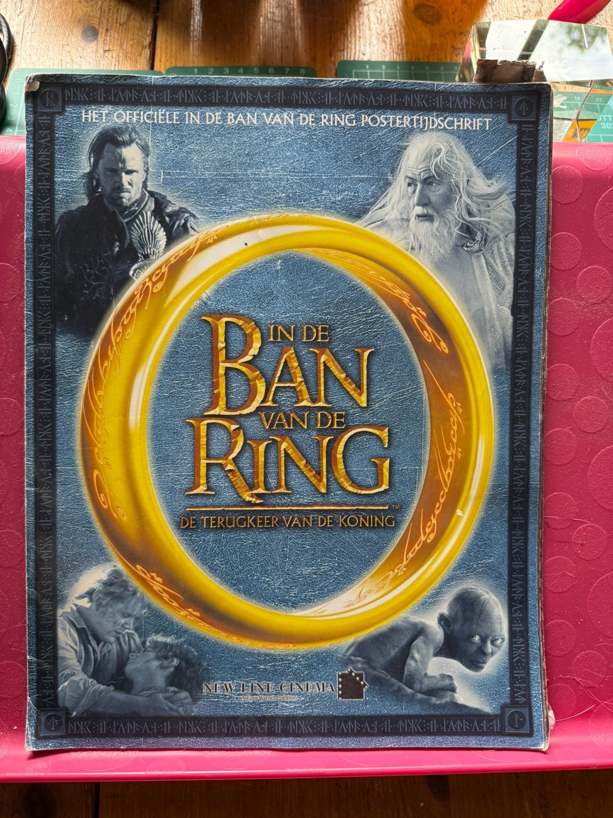 Lord of the rings Postertijdschrift 2003, Ophalen of Verzenden, Gebruikt, Overige typen