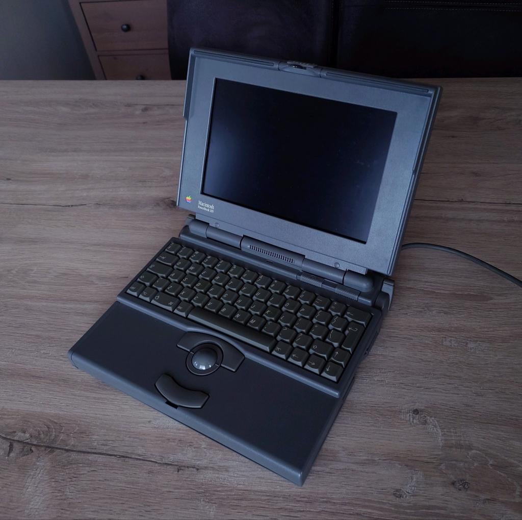 Apple Macintosh PowerBook 165 - BlueSCSI - streep in scherm, Ophalen of Verzenden, Apple Macintosh