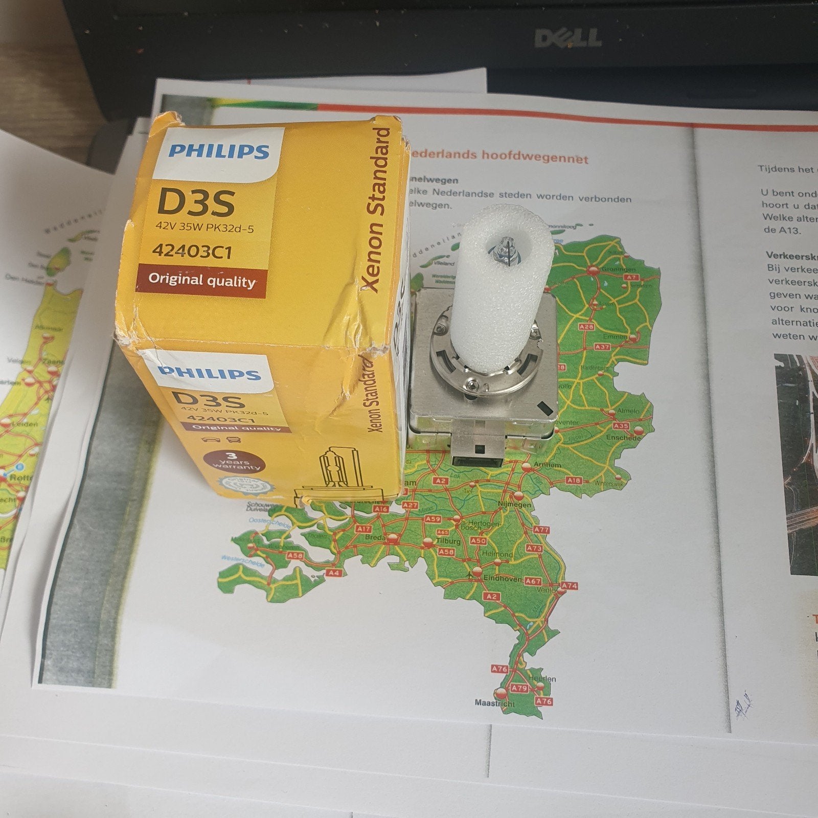 Philips D3S Xenon Standard 42V 35W PK32d-5 42403C1, Ophalen of Verzenden