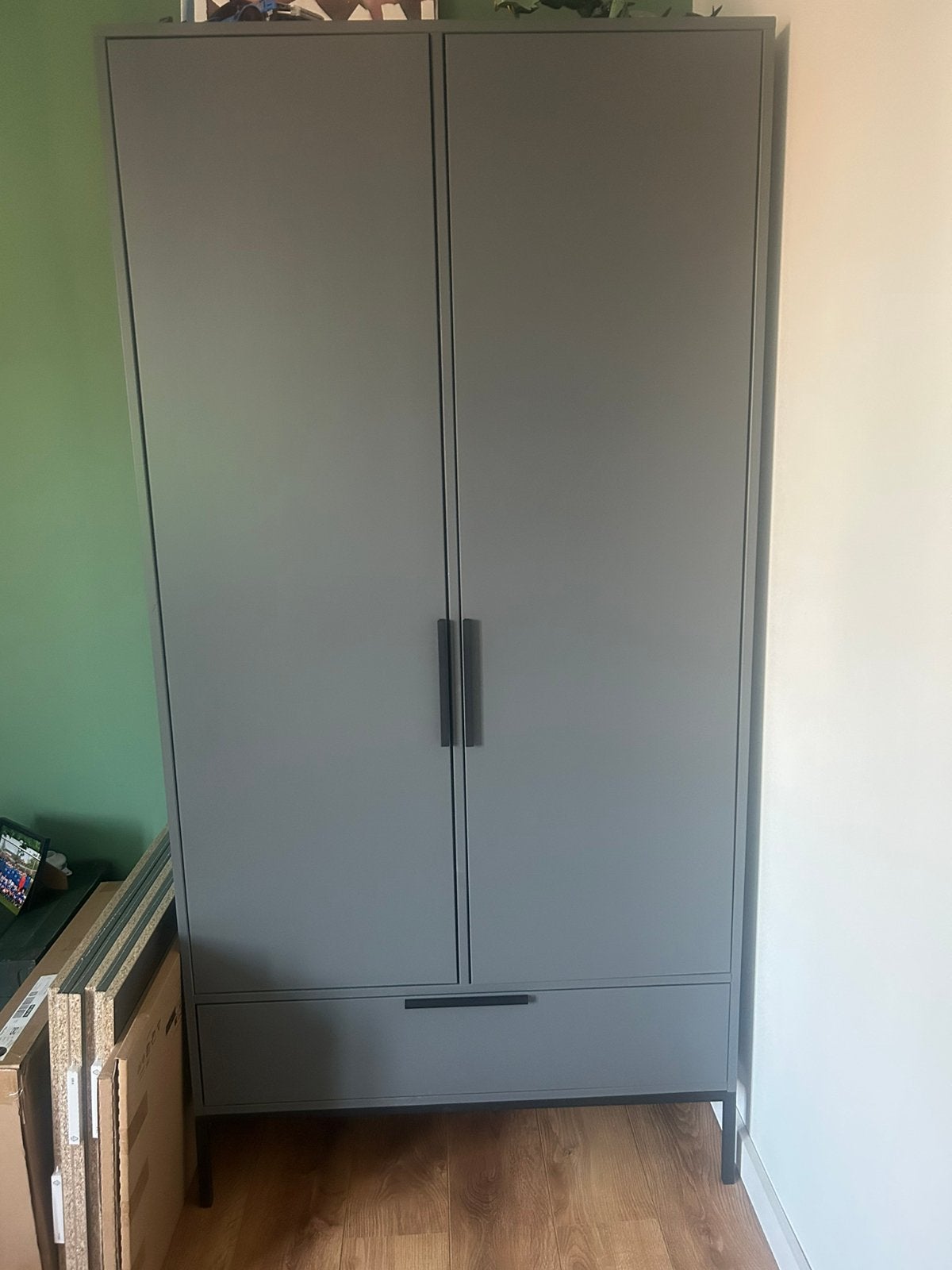 Kledingkast woood Adam, Ophalen, Zo goed als nieuw, 50 tot 75 cm, 150 tot 200 cm