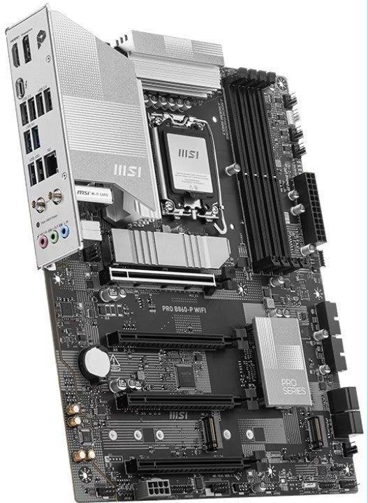MSI PRO B860-P WIFI Moederbord - zgan, LGA 1700, Ophalen of Verzenden, Zo goed als nieuw, ATX