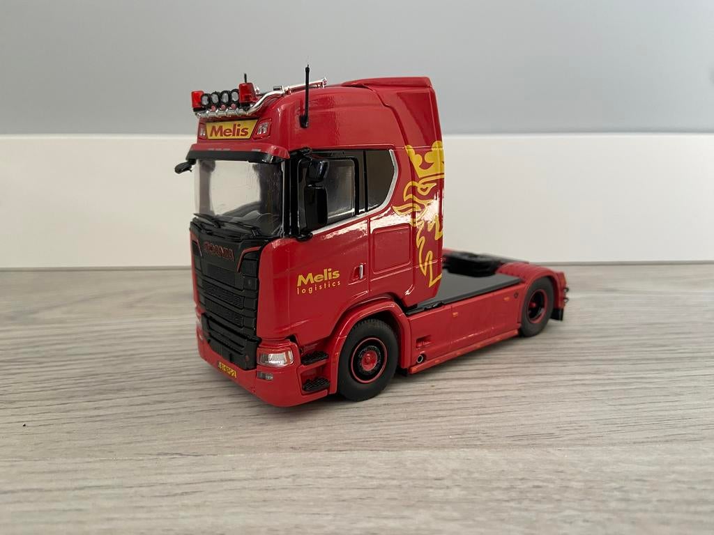 Tekno Scania S650 V8 Melis Losse Trekker, Ophalen of Verzenden, Zo goed als nieuw, Bus of Vrachtwagen, Tekno