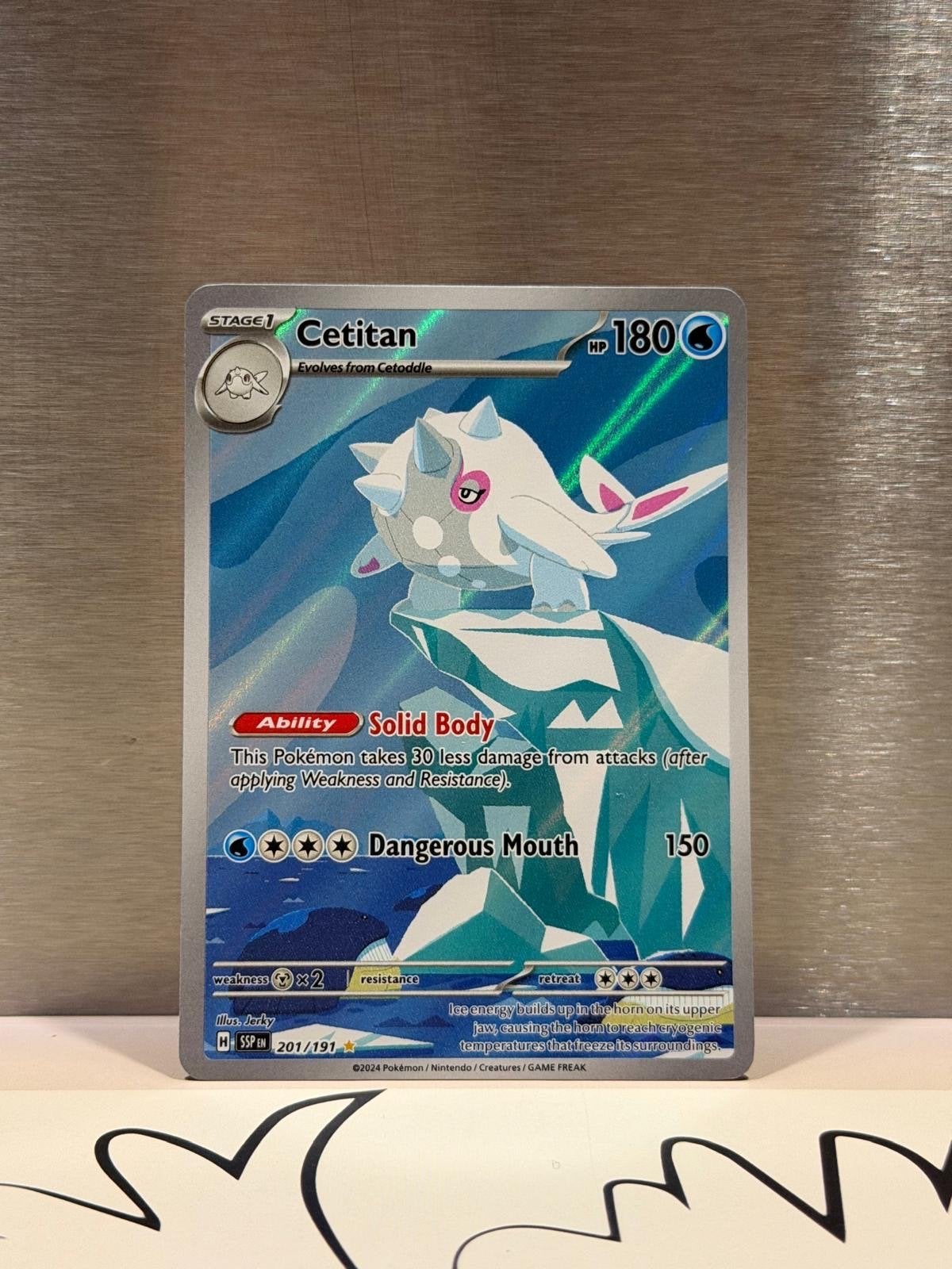 Cetitan 201/197 - Scarlet & Violet - Pokémon Kaart, Ophalen of Verzenden, Nieuw, Losse kaart