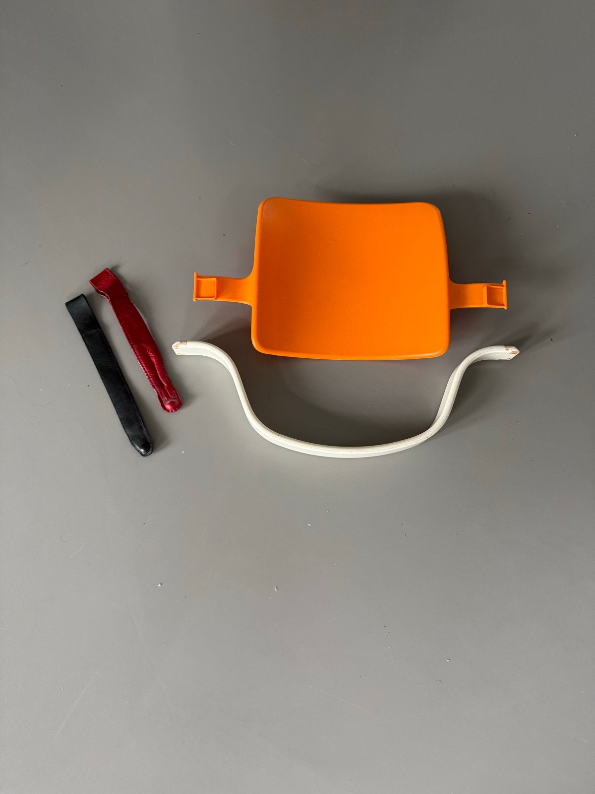 Stokke Tripp Trapp accessoires: achtersteun, beugel, leer, Ophalen of Verzenden, Gebruikt