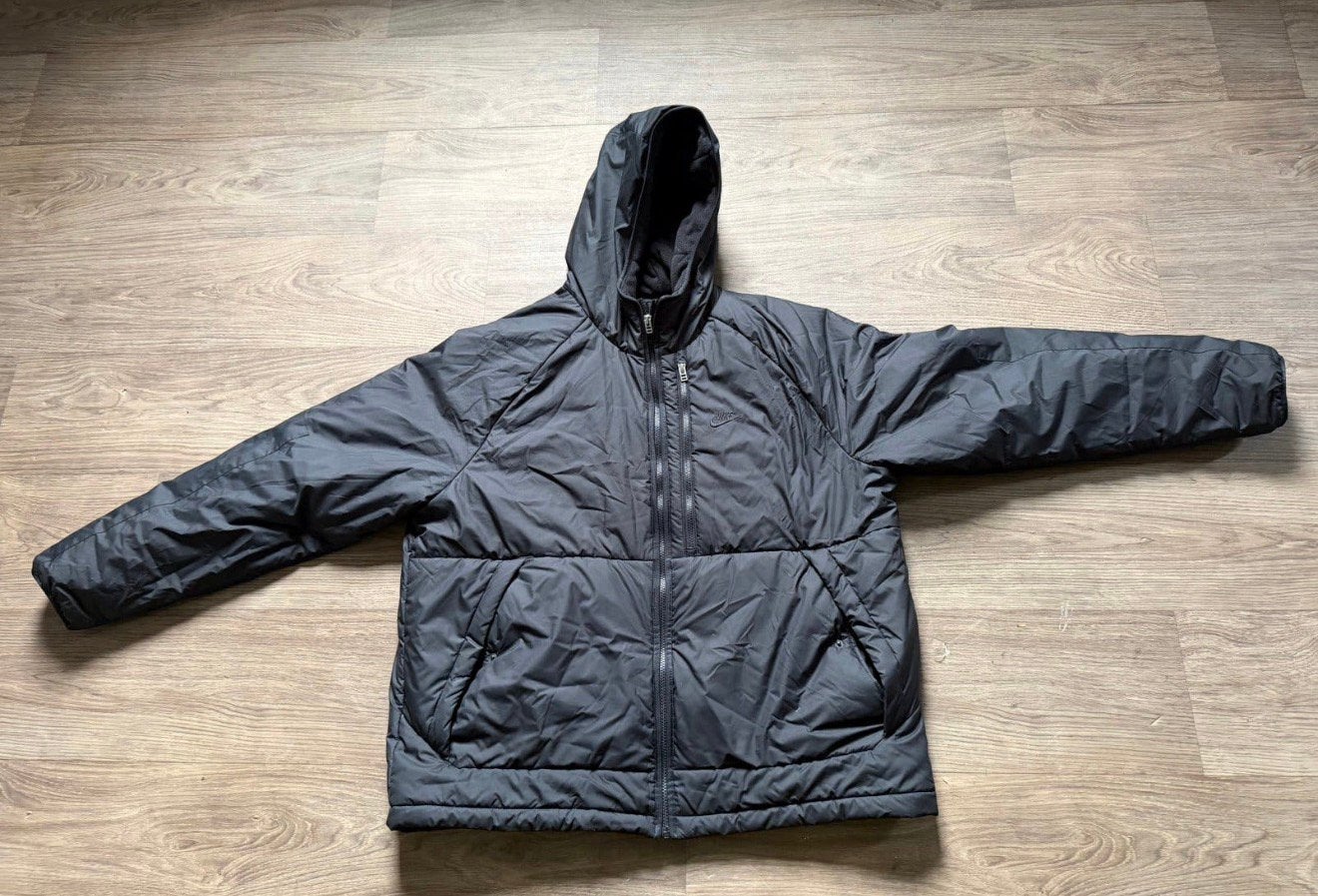 Nike Jas ( Zwart ) maat: XXL, Kleding | Heren, Ophalen of Verzenden, Gedragen, Overige maten, Zwart