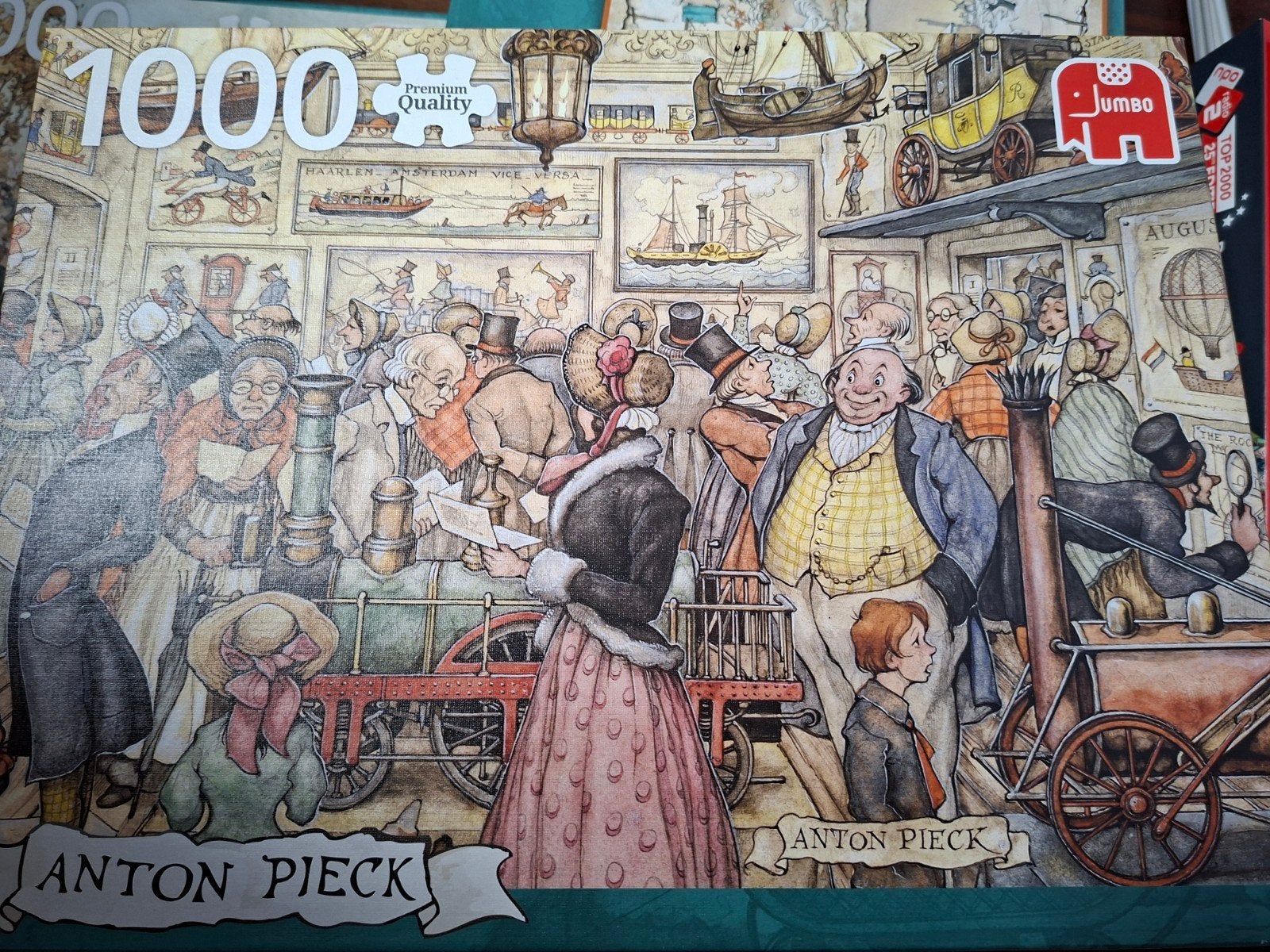 Anton pieck 1000 stukjes, Ophalen, 500 t/m 1500 stukjes, Zo goed als nieuw