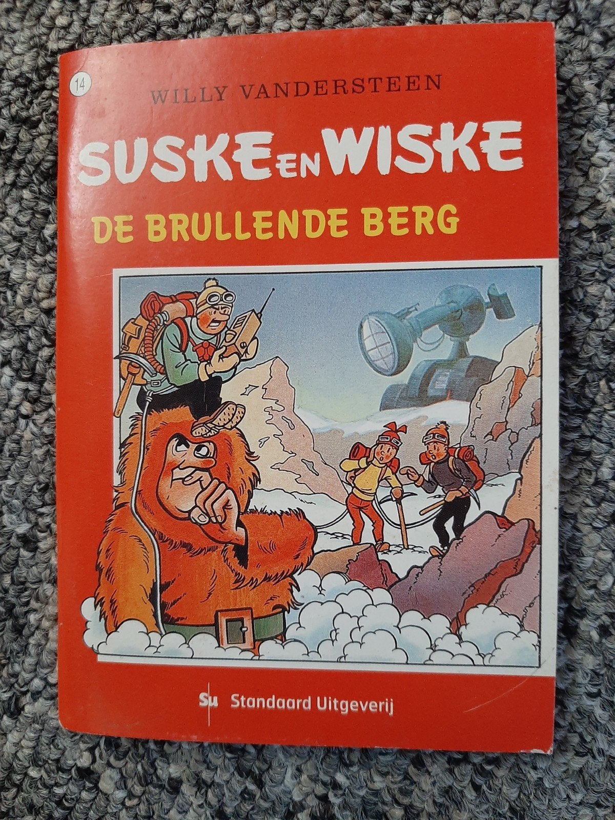 Suske en Wiske - De Brullende Berg (Mini-album), Eén stripboek, Ophalen of Verzenden, Gelezen, Willy Vandersteen