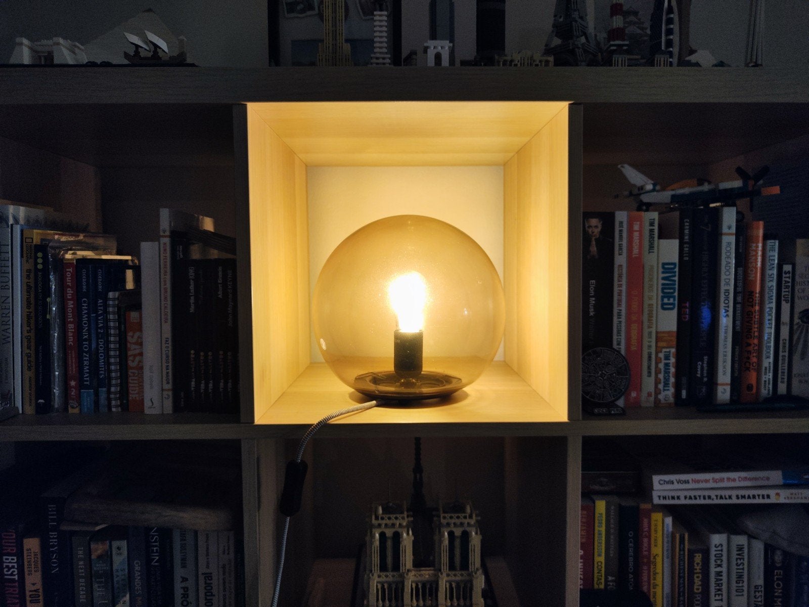 2x IKEA FADO Tafellampen - Modern Design, Ophalen, Zo goed als nieuw, Modern, Glas