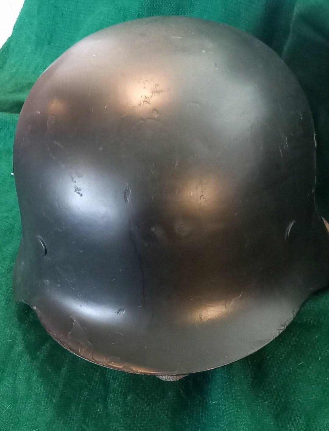 Duitse Helm gebruikt voor de Film prop, Ophalen of Verzenden, Duitsland, Helm of Baret