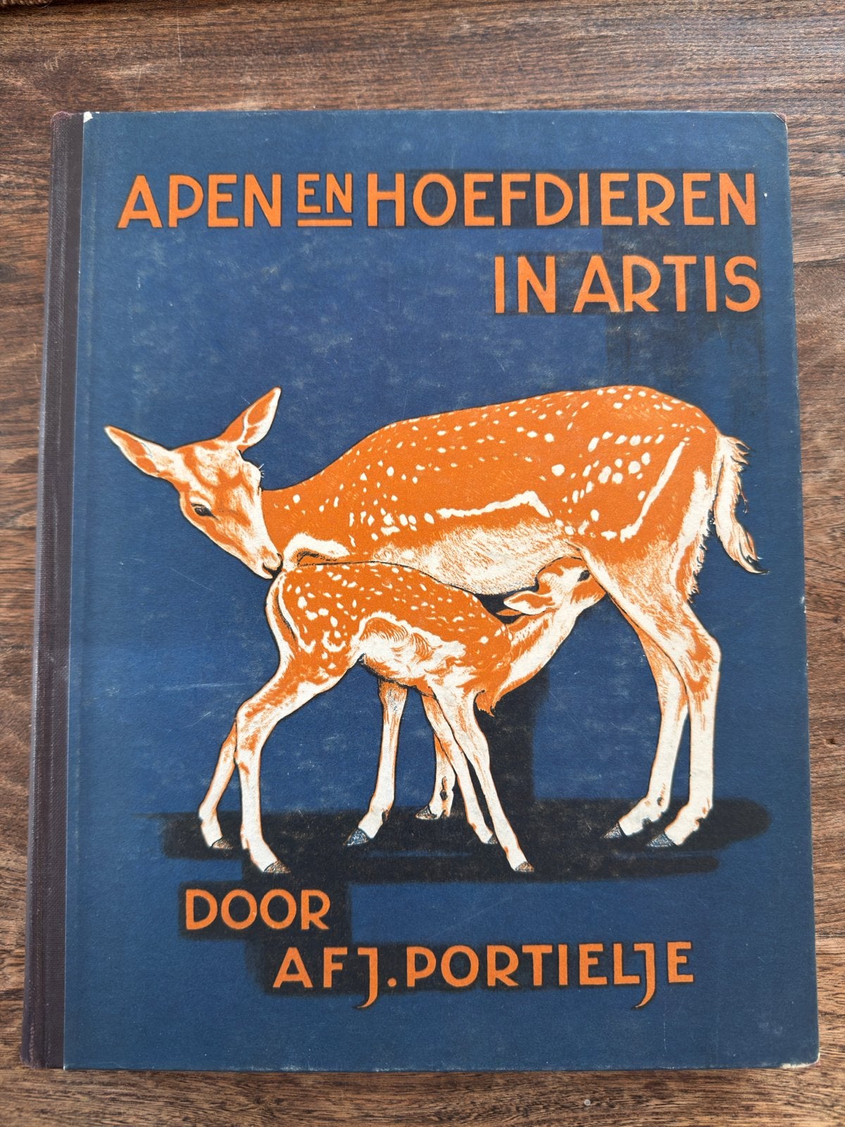 Apen en Hoefdieren in Artis - A.F.J. Portielje 1940 compleet, Ophalen, Natuur algemeen