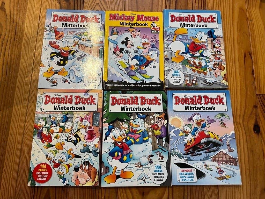 Donald Duck - 6 stks vakantie winterboeken (Utrecht), Boeken, Meerdere stripboeken, Ophalen, Gelezen, Donald Duck