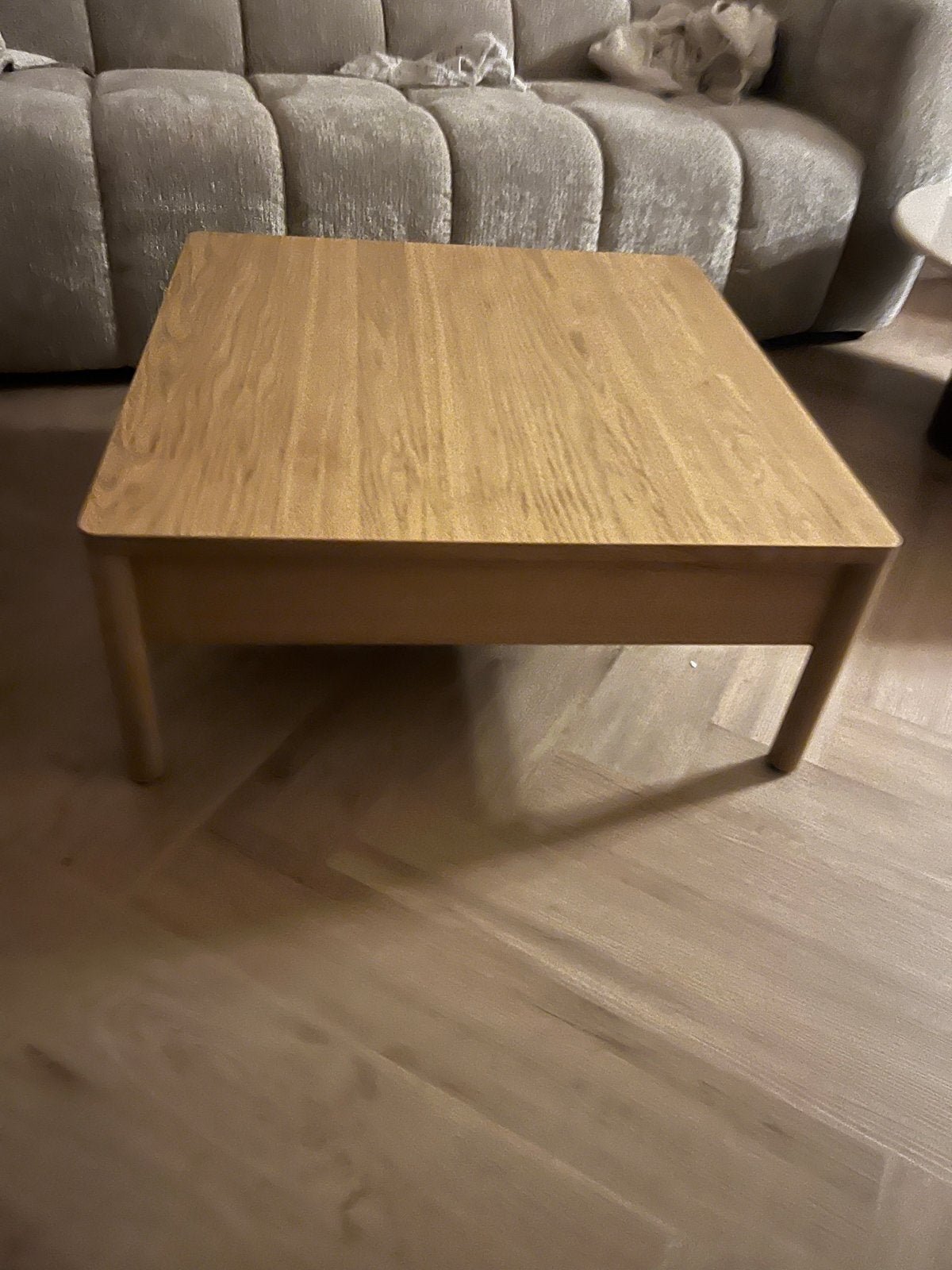 Eikenhouten salontafel met lade ikea, Ophalen, Gebruikt, 50 tot 100 cm, Minder dan 50 cm