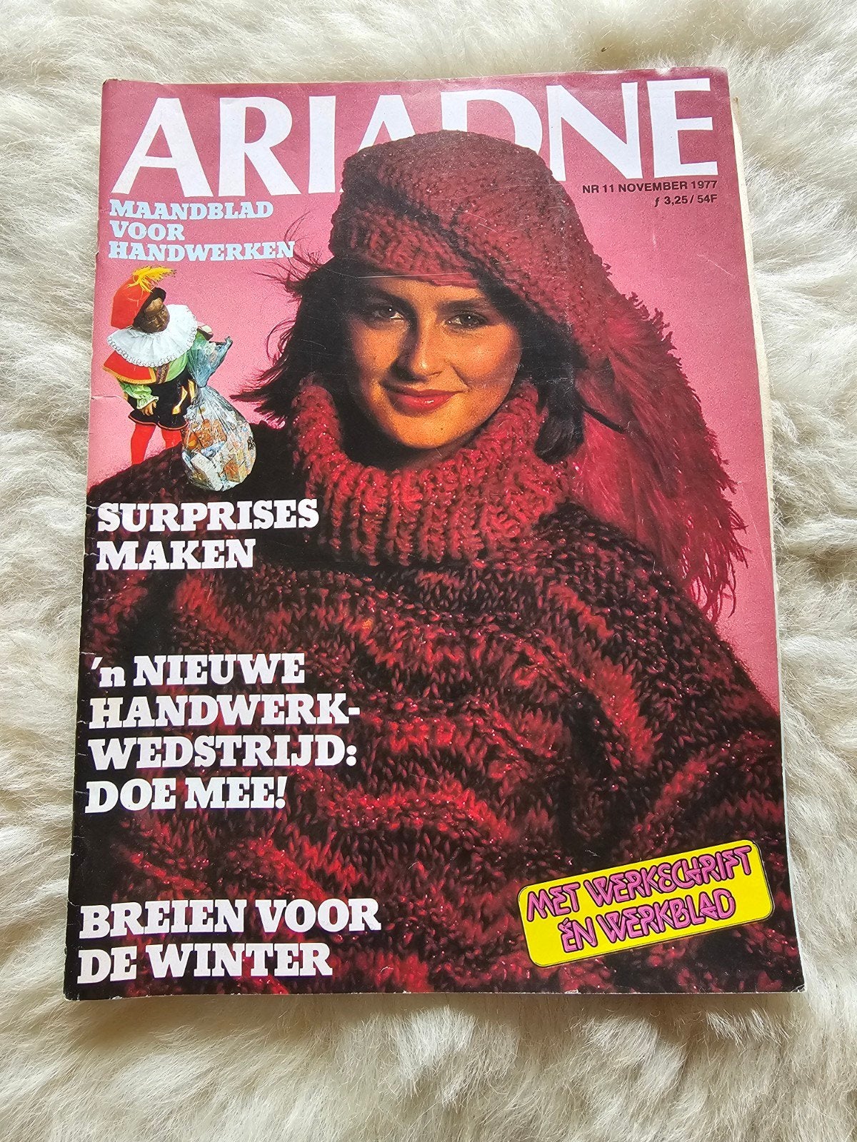 Vintage handwerk tijdschrift Ariadne Nr 11. 1977, Ophalen of Verzenden, Gelezen, Damesbladen