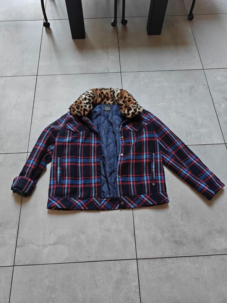 Jas Didi maat 46, Kleding | Dames, Jassen | Winter, Ophalen of Verzenden, Zo goed als nieuw, Maat 46/48 (XL) of groter, Blauw