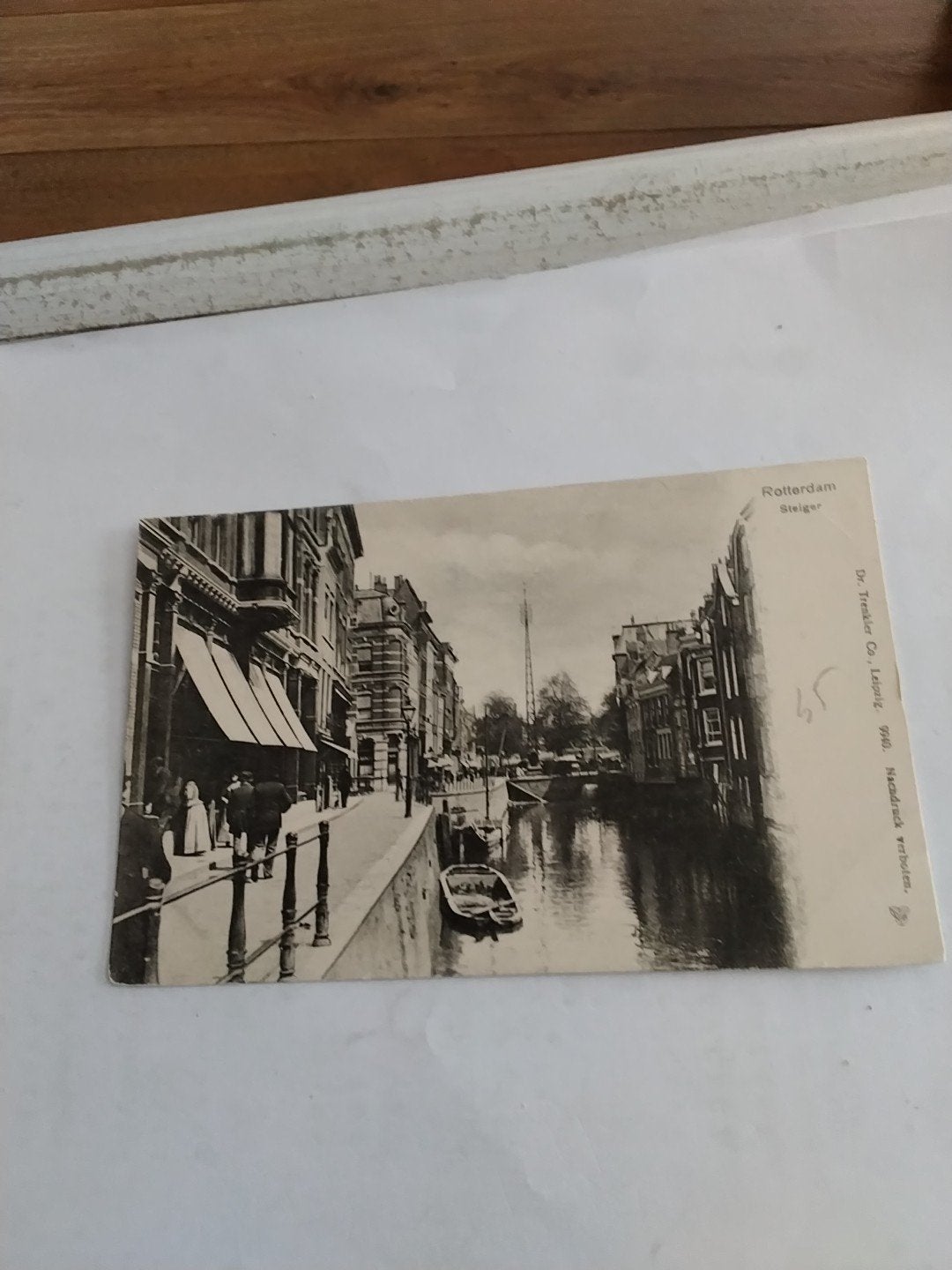 Oude Ansichtkaart Rotterdam Steiger - Voor 1920, Ophalen of Verzenden, Voor 1920, Ongelopen, Zuid-Holland
