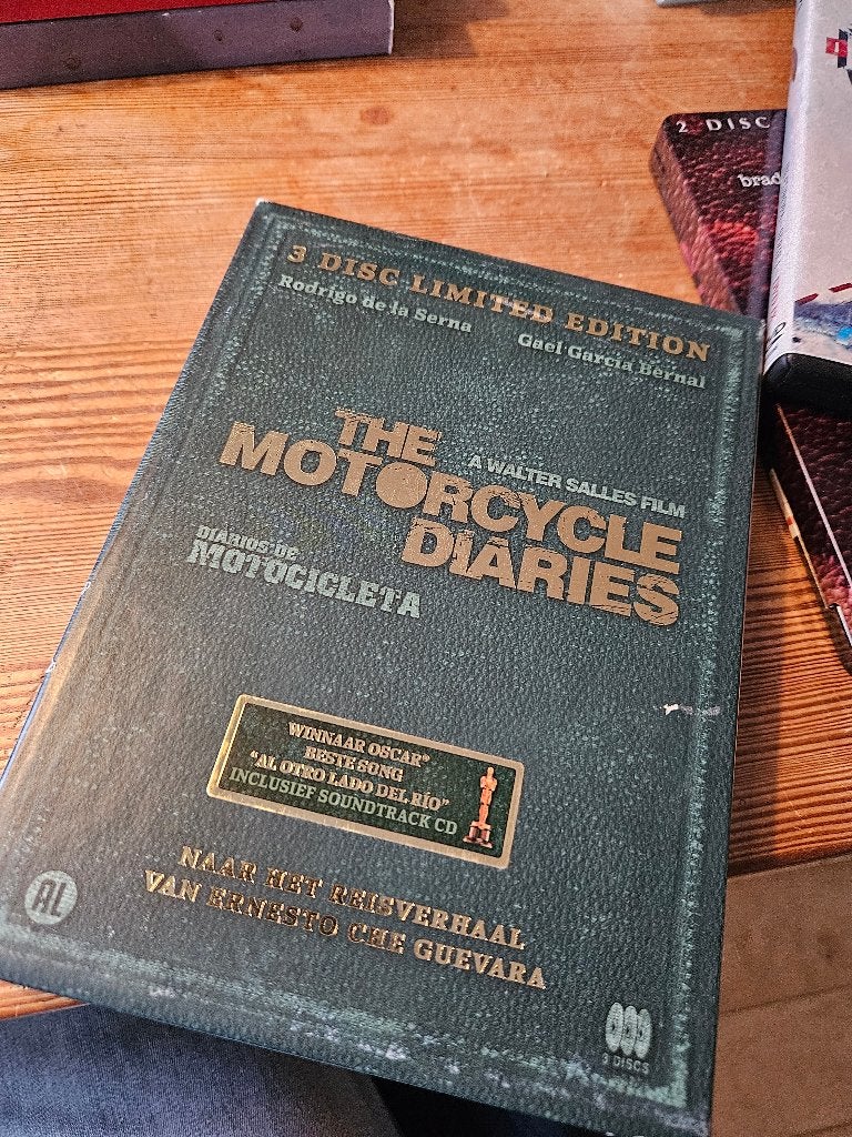 The motorcycle diaries (2dvd plus cd) deluxe box, Alle leeftijden, Ophalen of Verzenden, Zo goed als nieuw, Bonusmateriaal