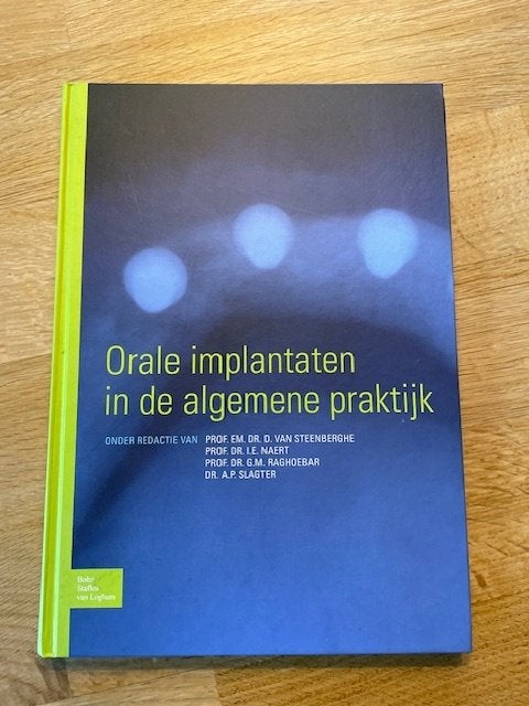Studieboek/naslagwerk thk: Orale implantaten id alg praktijk, Nieuw, Diverse auteurs, Ophalen of Verzenden, WO