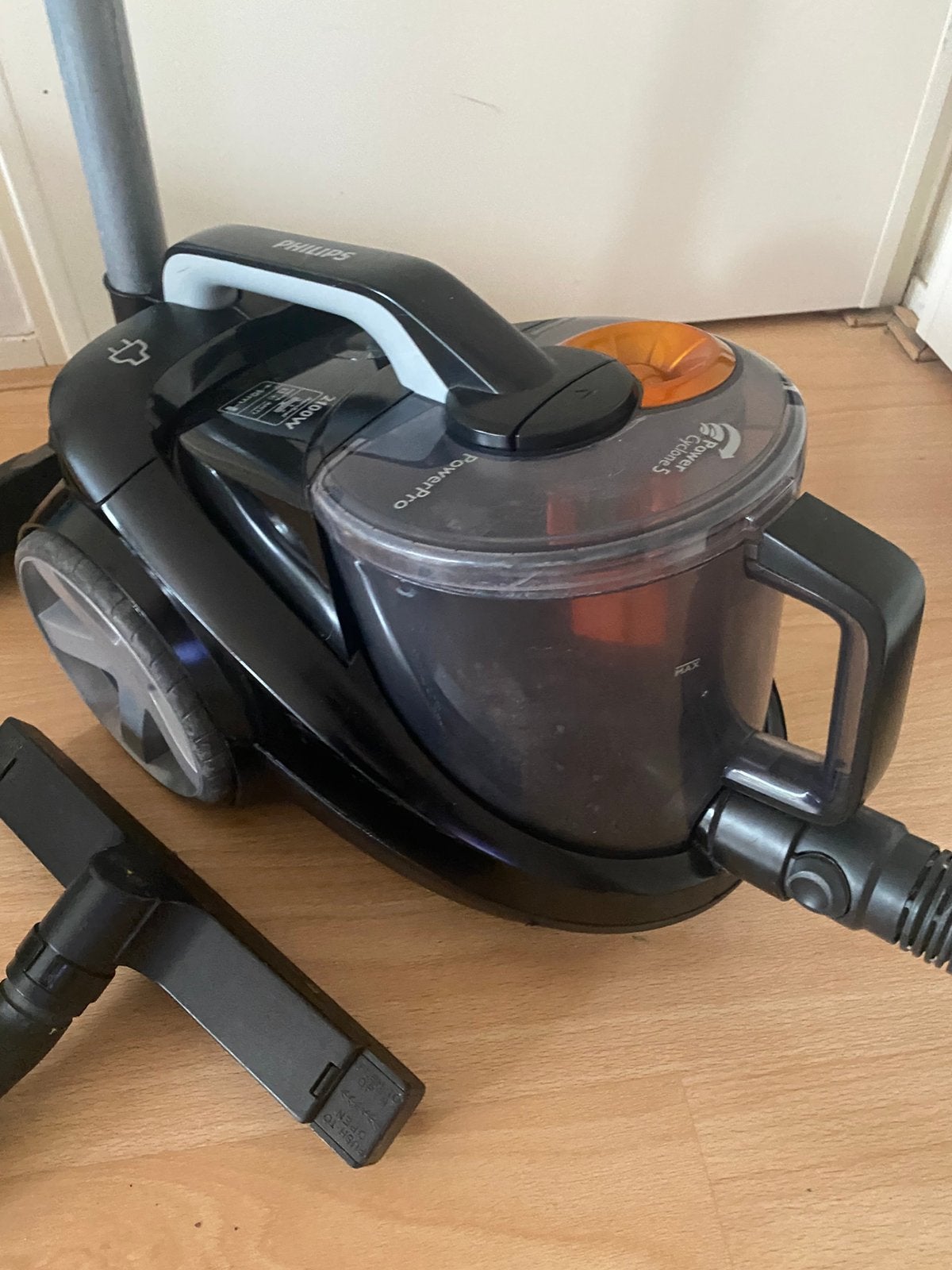 Philips PowerPro Cyclone 5  zakloze stogzuiger, Ophalen of Verzenden, Zo goed als nieuw