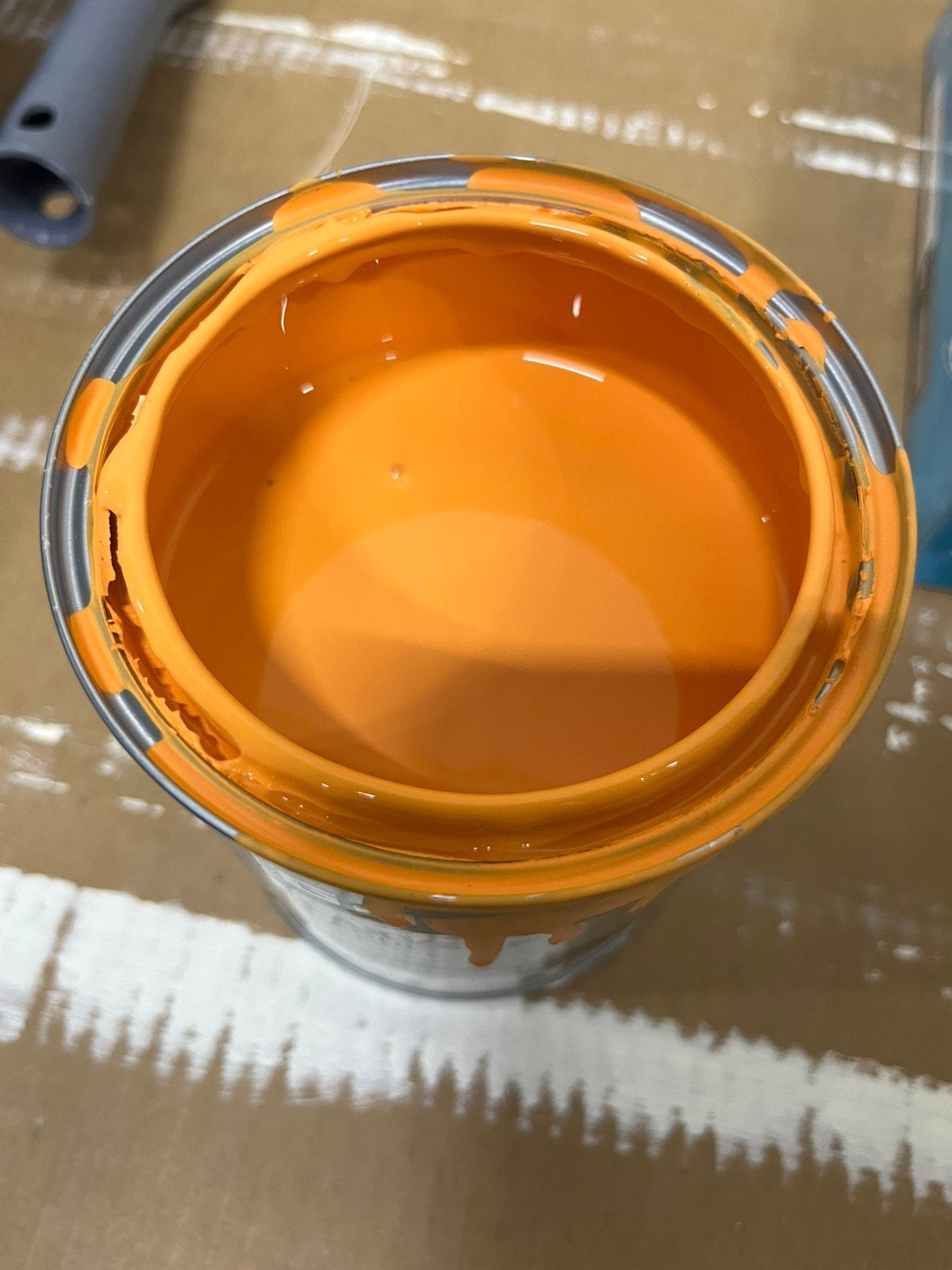 Gamma lakverf binnen lak oranje - safari sun, Doe-het-zelf en Verbouw, Verf, Beits en Lak, Oranje, Ophalen of Verzenden, Zo goed als nieuw