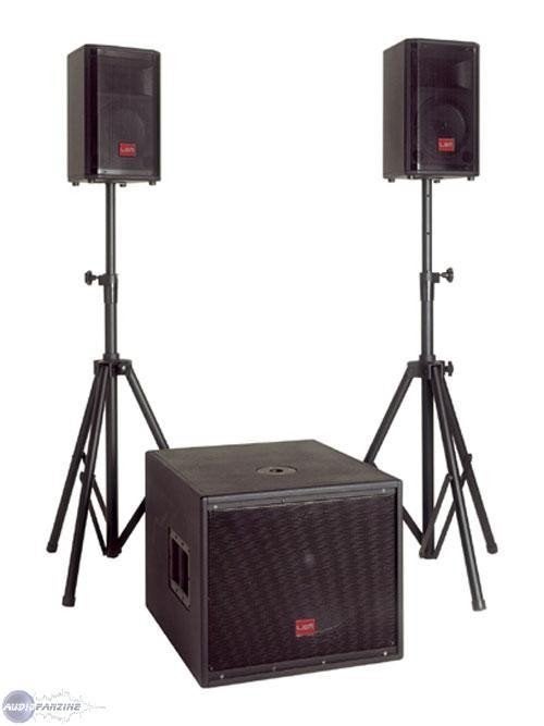 LEM Cyclop EWT Actieve PA Speakerset met Subwoofer, Audio, Tv en Foto, Luidsprekers, Inclusief standaarden, Gebruikt, Speakerset