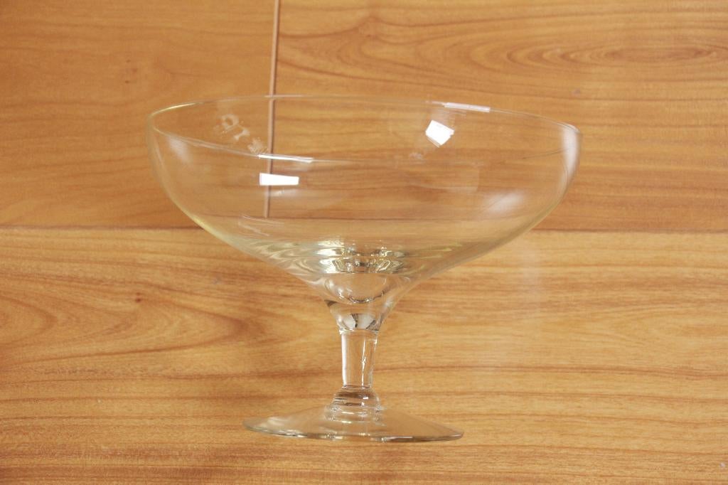 Glazen schaal/kom op voet, Nieuw, Ophalen of Verzenden, Overige stijlen, Glas