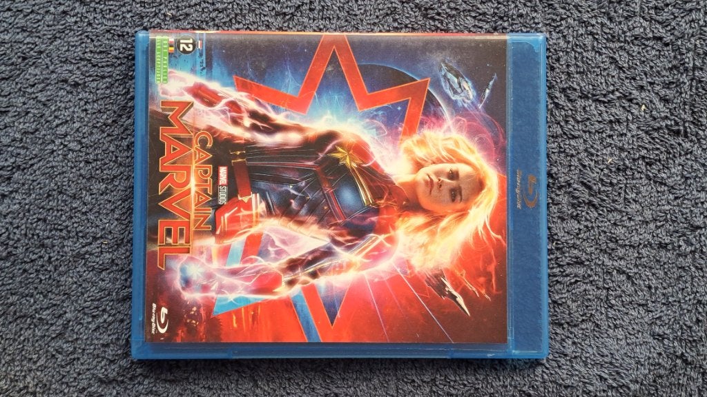 Captain Marvel "Blu Ray", Cd's en Dvd's, Ophalen of Verzenden, Zo goed als nieuw, Actie