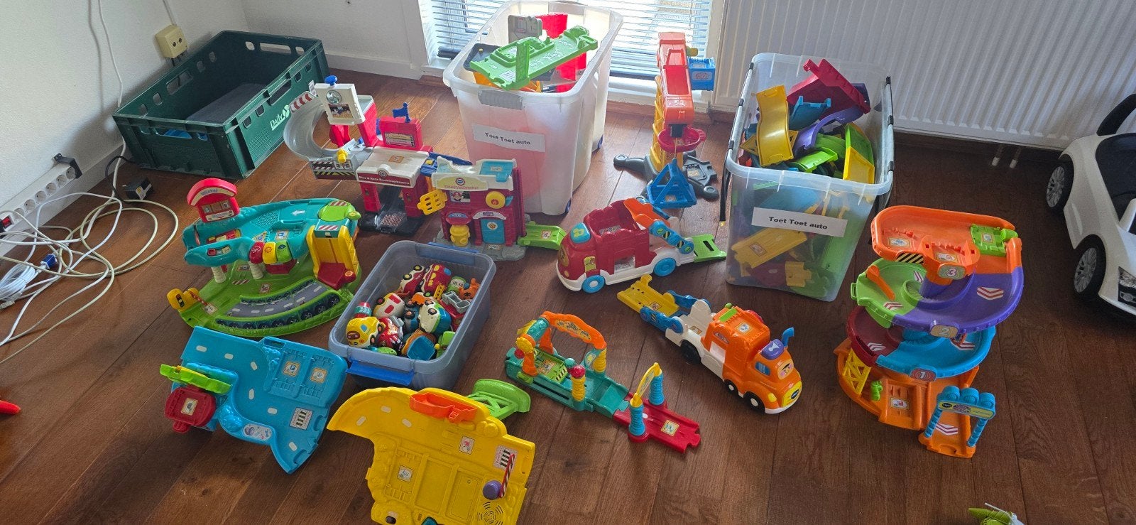Grote verzameling van VTech Toet Toet Auto's en garages, Ophalen, Gebruikt