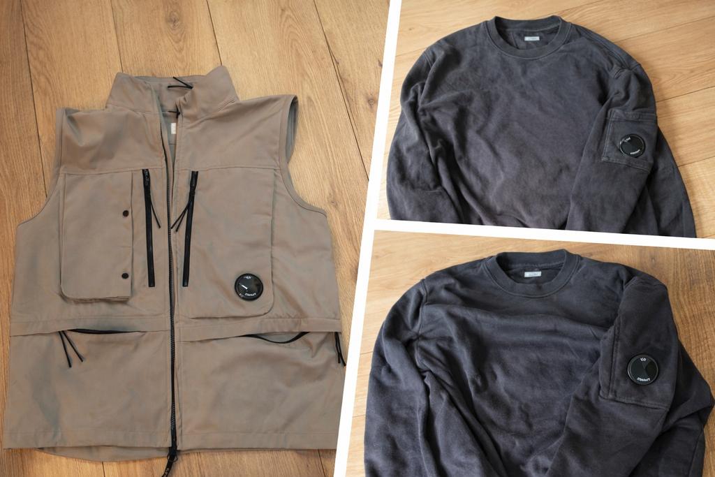 C.P. Company Vest (54) + 2 Sweaters L | Lens | Goede staat, Ophalen of Verzenden, Zo goed als nieuw, Maat 52/54 (L)