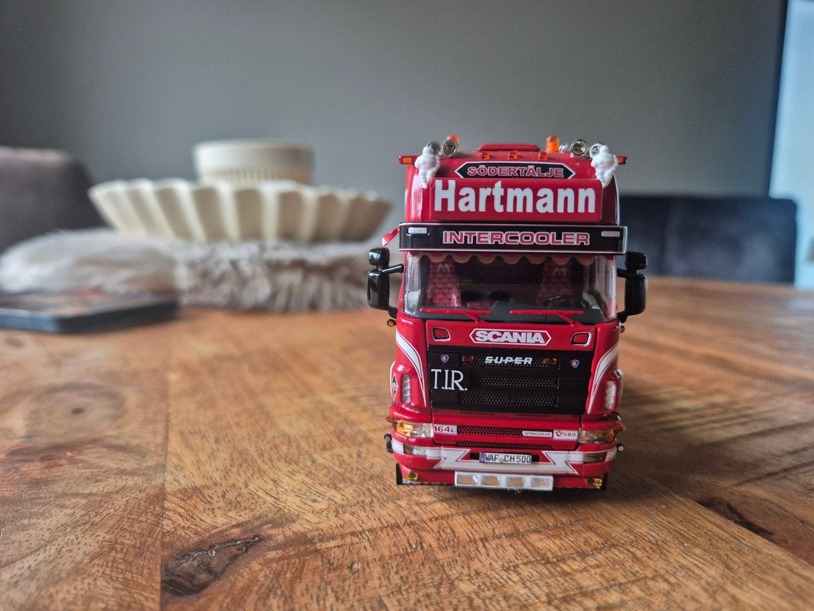 wsi scania hartmann, Ophalen of Verzenden, Zo goed als nieuw, Bus of Vrachtwagen, Wsi