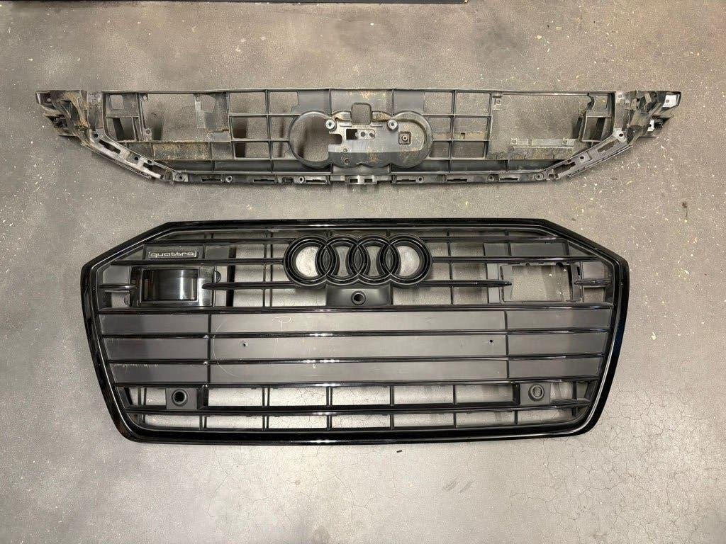 Audi A6 Grill / C8 / Zwart, Ophalen of Verzenden, Voor, Audi, Bumper