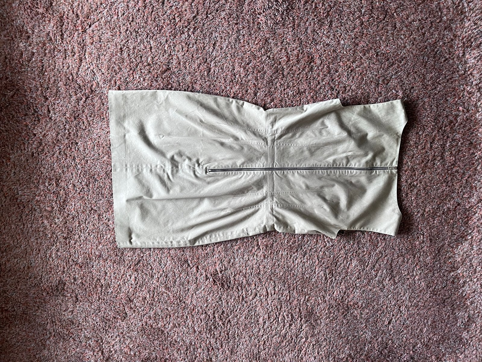D&G Dolce & Gabbana beige jurk met luipaardprint voering, Beige, Ophalen of Verzenden, Zo goed als nieuw, Knielengte