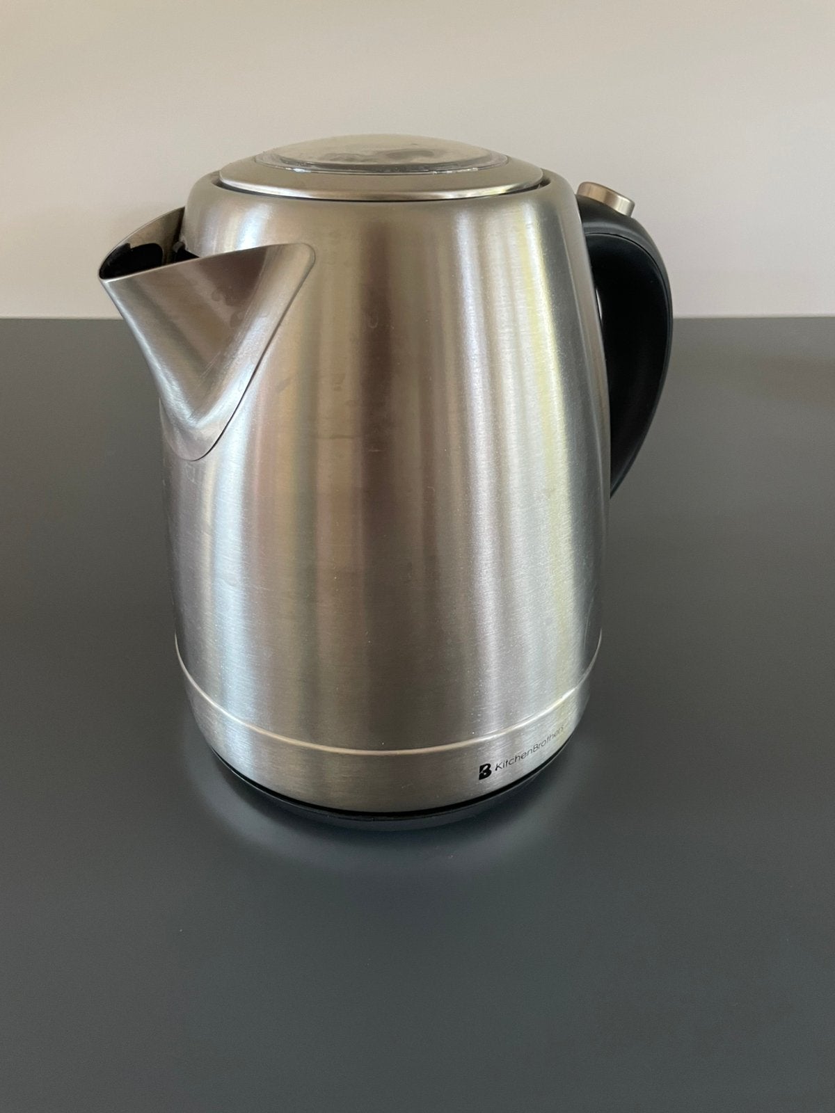 Waterkoker RVS camping 1L KitchenBrothers, 1 tot 2 liter, Ophalen of Verzenden, Nieuw, Rvs