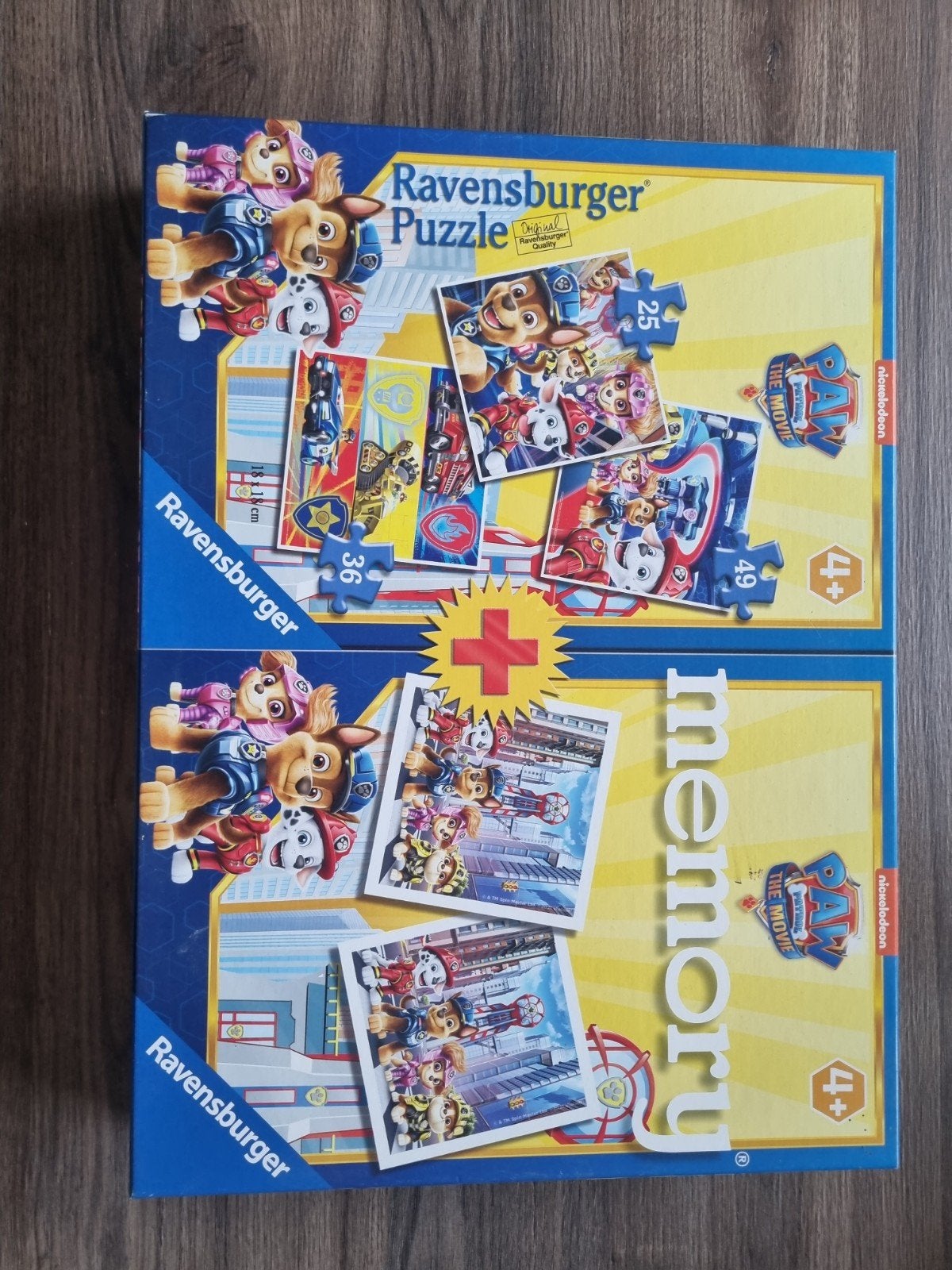 Ravensburger Paw Patrol puzzle en memory, Ophalen of Verzenden, 10 tot 50 stukjes