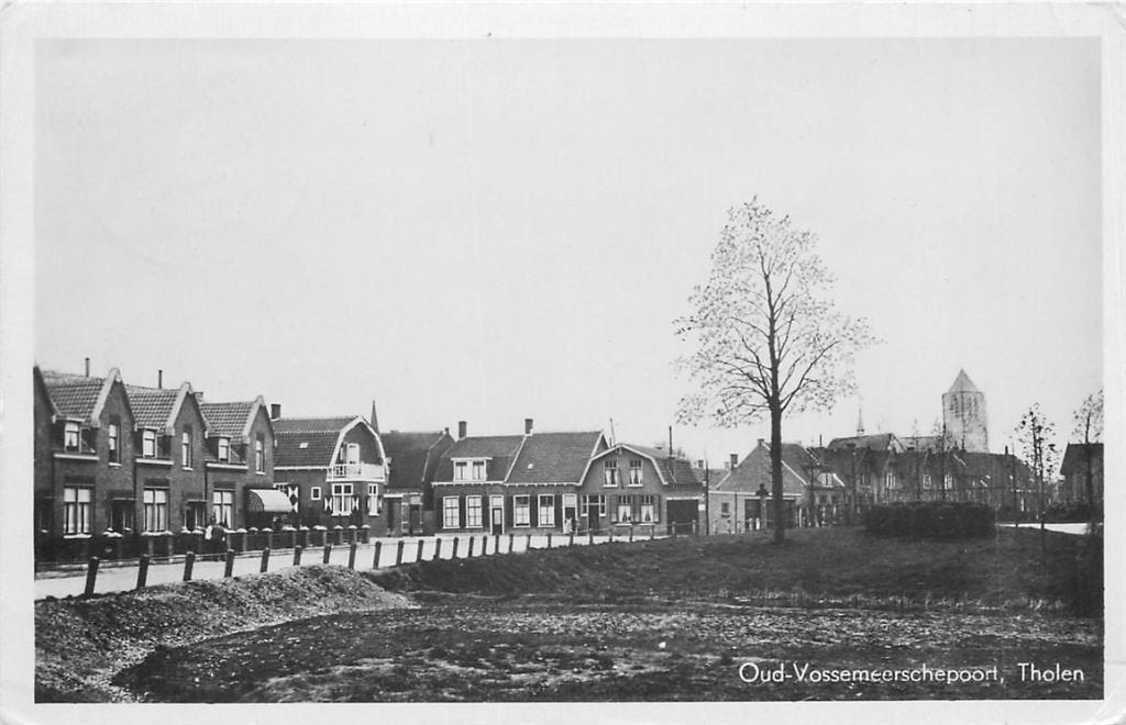 378-382-039 Tholen Oud-Vossemeerschepoort, Ophalen of Verzenden, Voor 1920, Zeeland