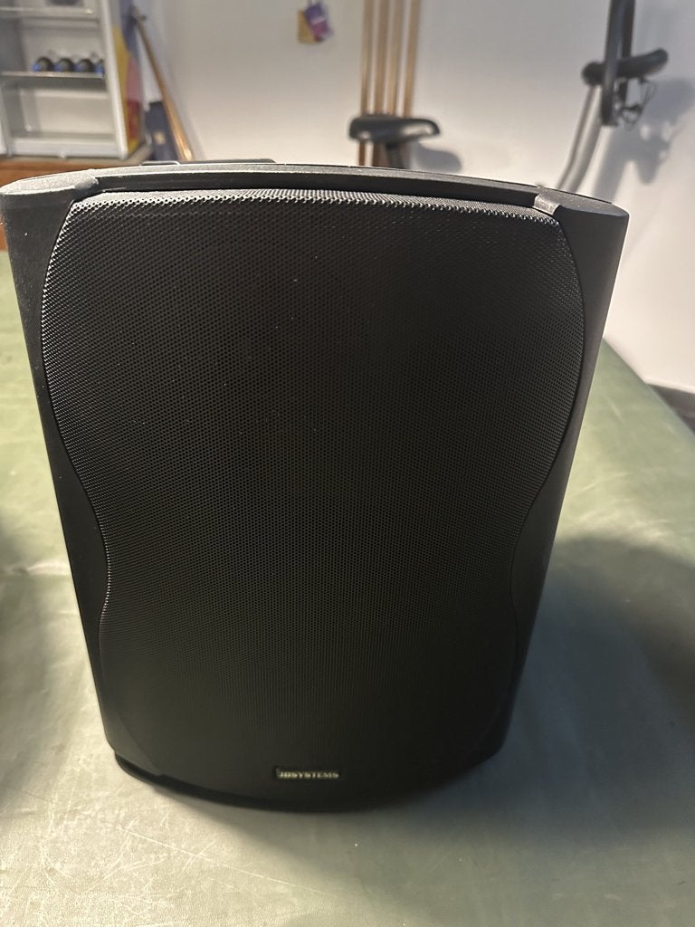 6 Luidsprekers (inclusief ophangbeugels) van JBSystems, Audio, Tv en Foto, Luidsprekers, Zo goed als nieuw, Speakerset, 150 watt of meer