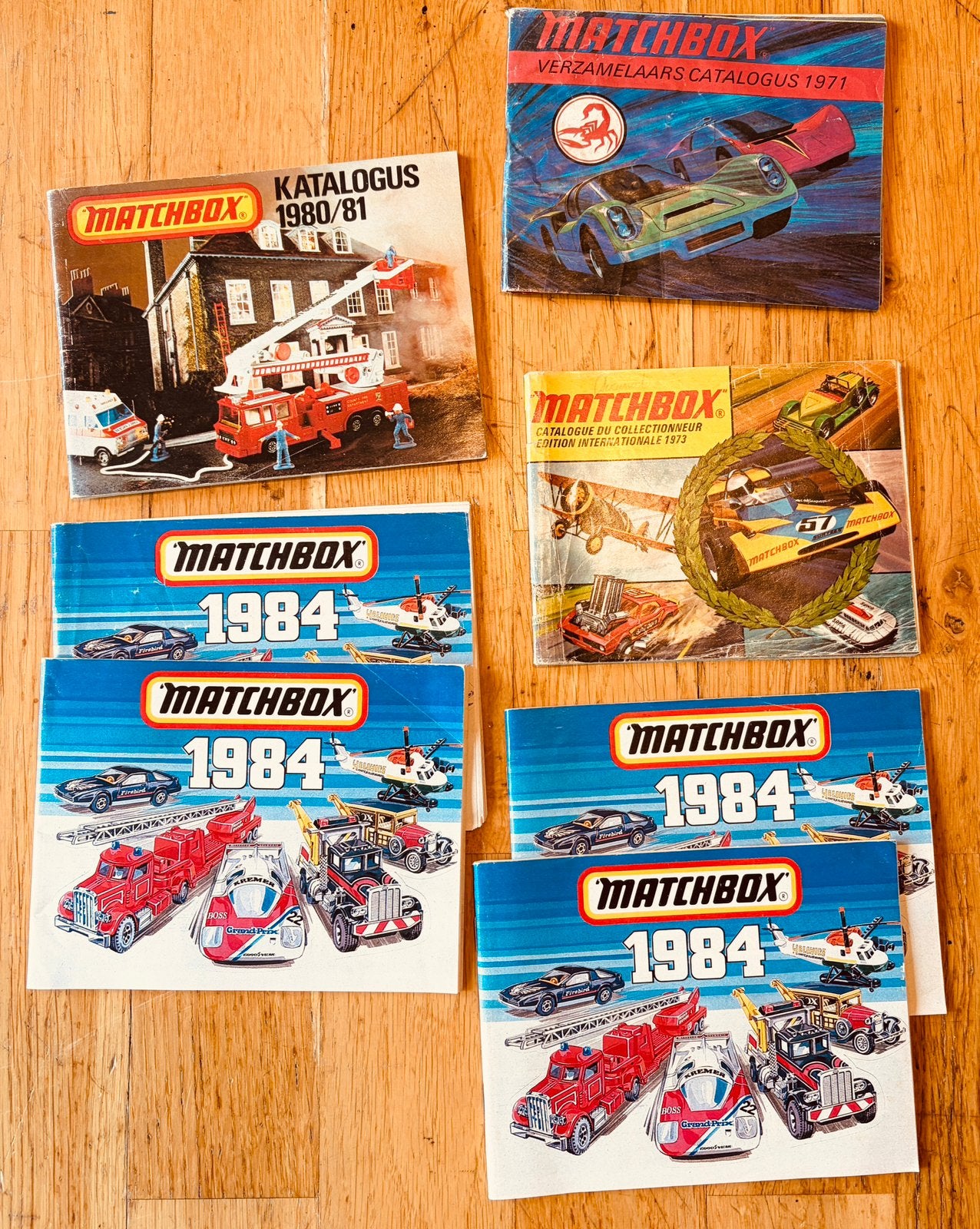 Winkelfolders Matchbox 1984, Verzenden, Zo goed als nieuw