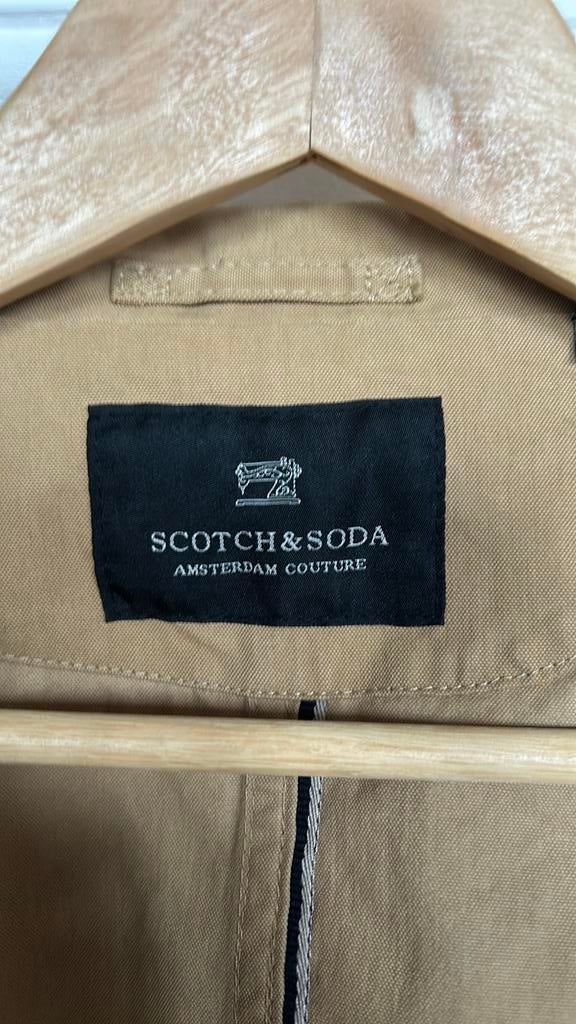 Scotch & Soda herencoat, Ophalen of Verzenden, Zo goed als nieuw, Maat 52/54 (L), Beige