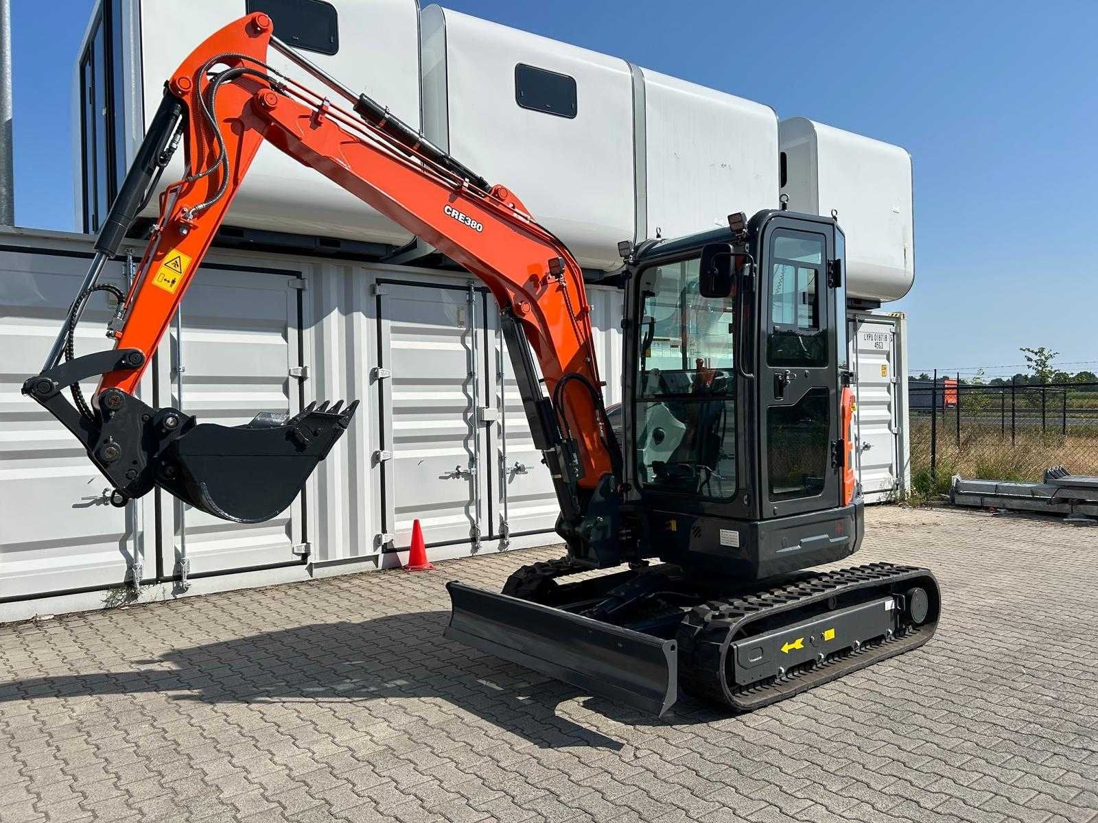 RTE - 2026 - CRE380 - Minigraafmachine 3800KG, Zakelijke goederen, Machines en Bouw | Kranen en Graafmachines, Graafmachine