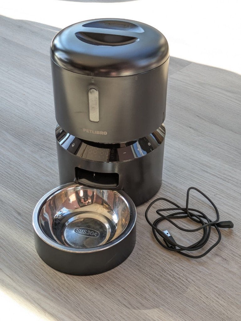 Petlibro Granary Automatische Voerbak - Kat - Zwart 3L, Dieren en Toebehoren, Ophalen of Verzenden, Ergonomisch, Zo goed als nieuw