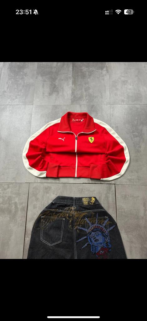 Retro Ferrari Adidas trui rood, Maat 48/50 (M), Ophalen of Verzenden, Zo goed als nieuw, Adidas