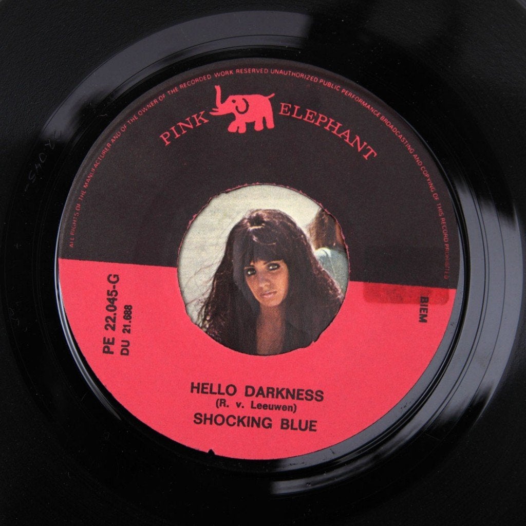 HELLO DARKNESS Shocking Blue HIT COUNTRY ROCK 1970, Verzenden, 7 inch, Zo goed als nieuw, Pop