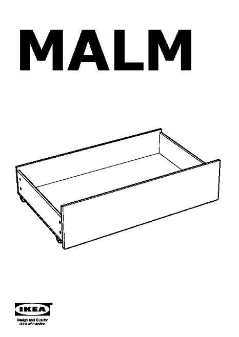 Ikea Malm bedlade bruin, nieuw in doos, set van 2, Ophalen, Bruin, Overige maten, Hout