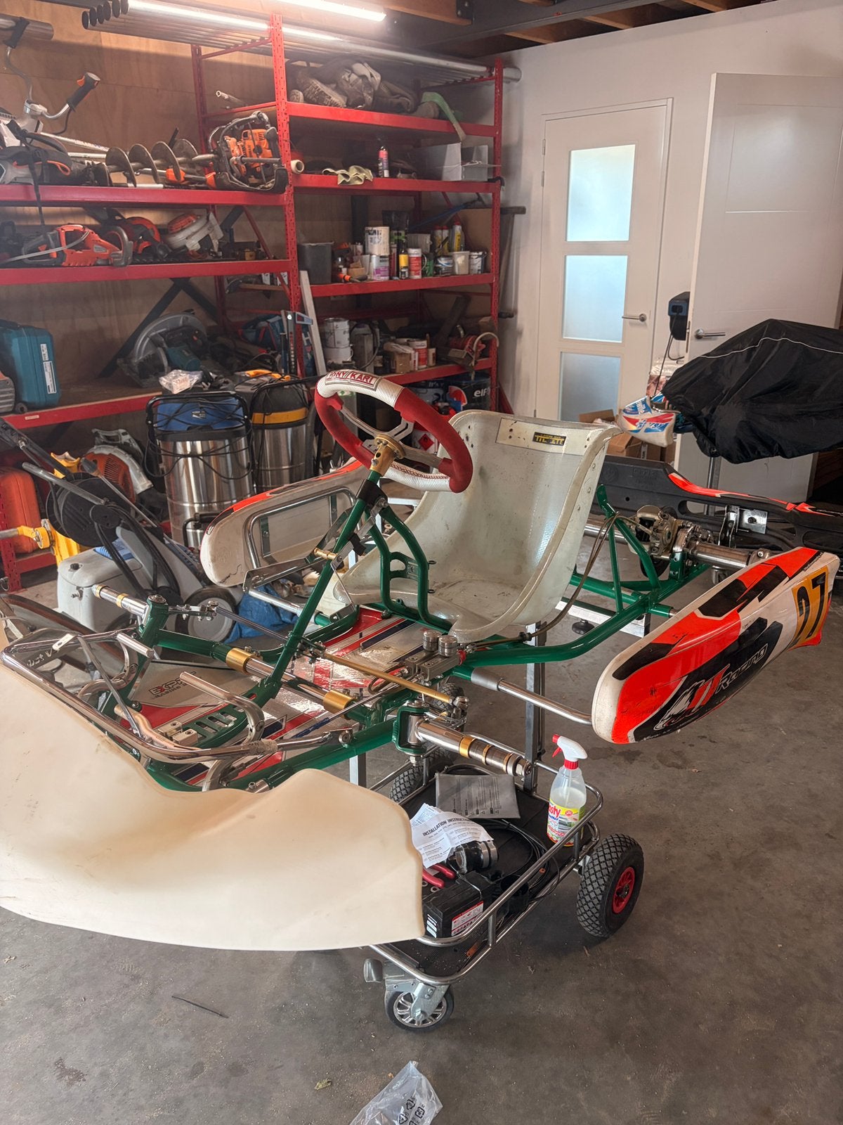 Tonykart 801 KZ Krypton compleet! frameNieuw/ nooit gebruikt, Ophalen, Nieuw, Kart