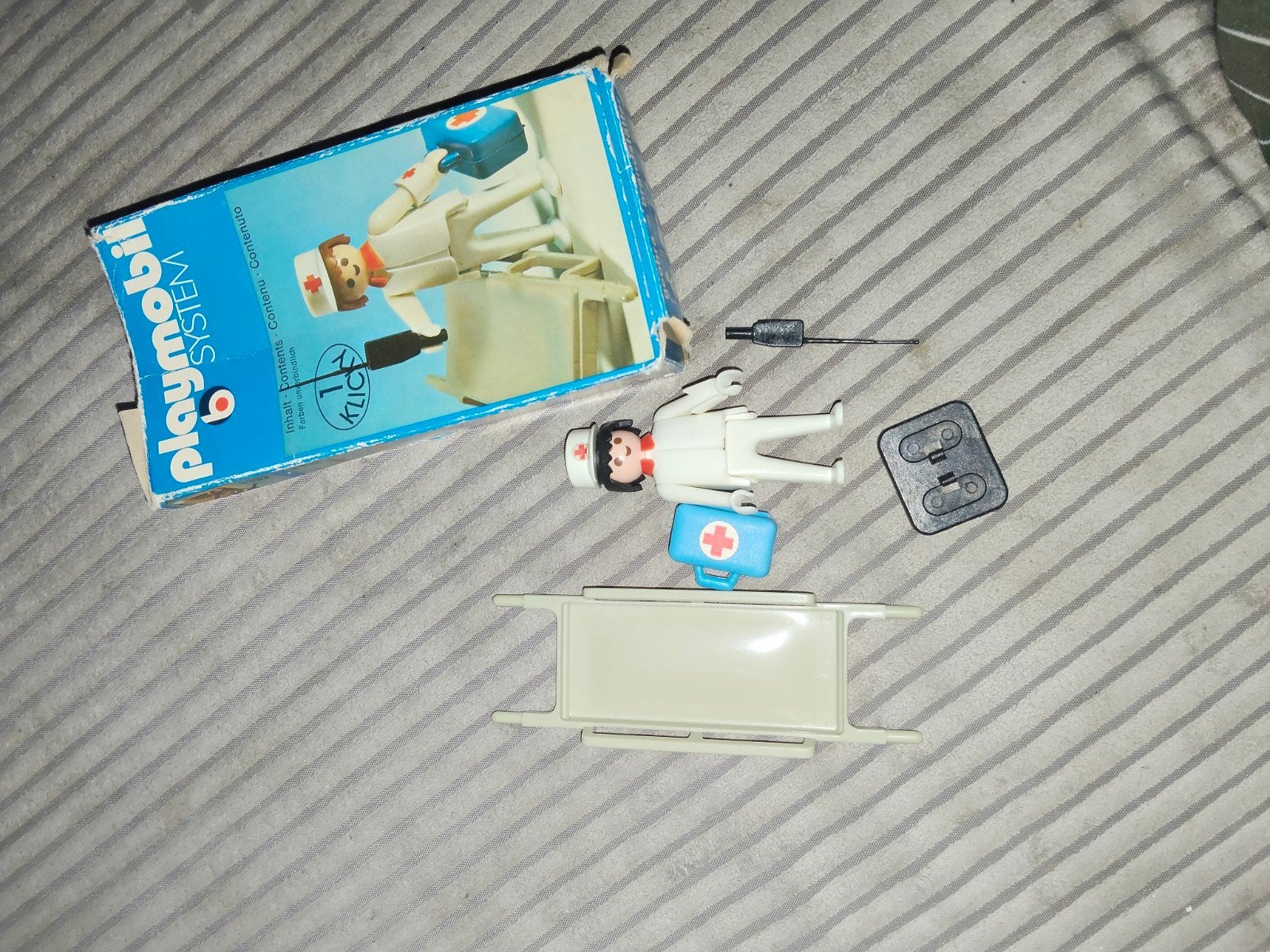 Playmobil Zuster met brancard en EHBO-koffer (Set 3455), Ophalen of Verzenden