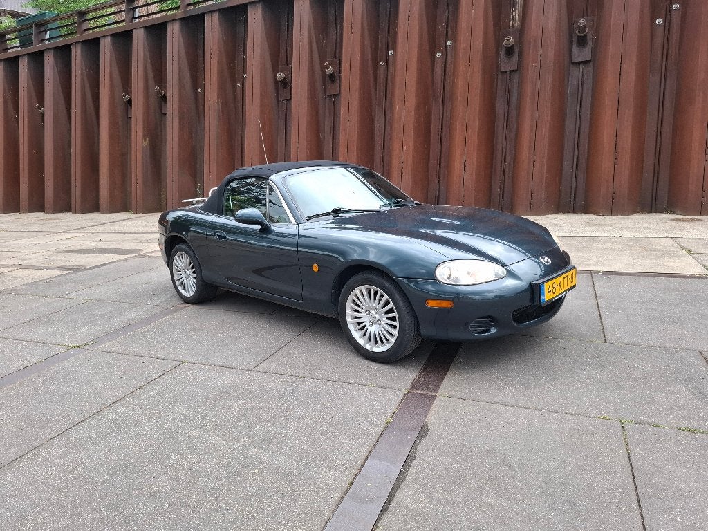Mazda MX-5 1.6 I 2005 Groen Impulse, Auto's, Mazda, 13 km/l, Achterwielaandrijving, 40 €/maand, 4 cilinders