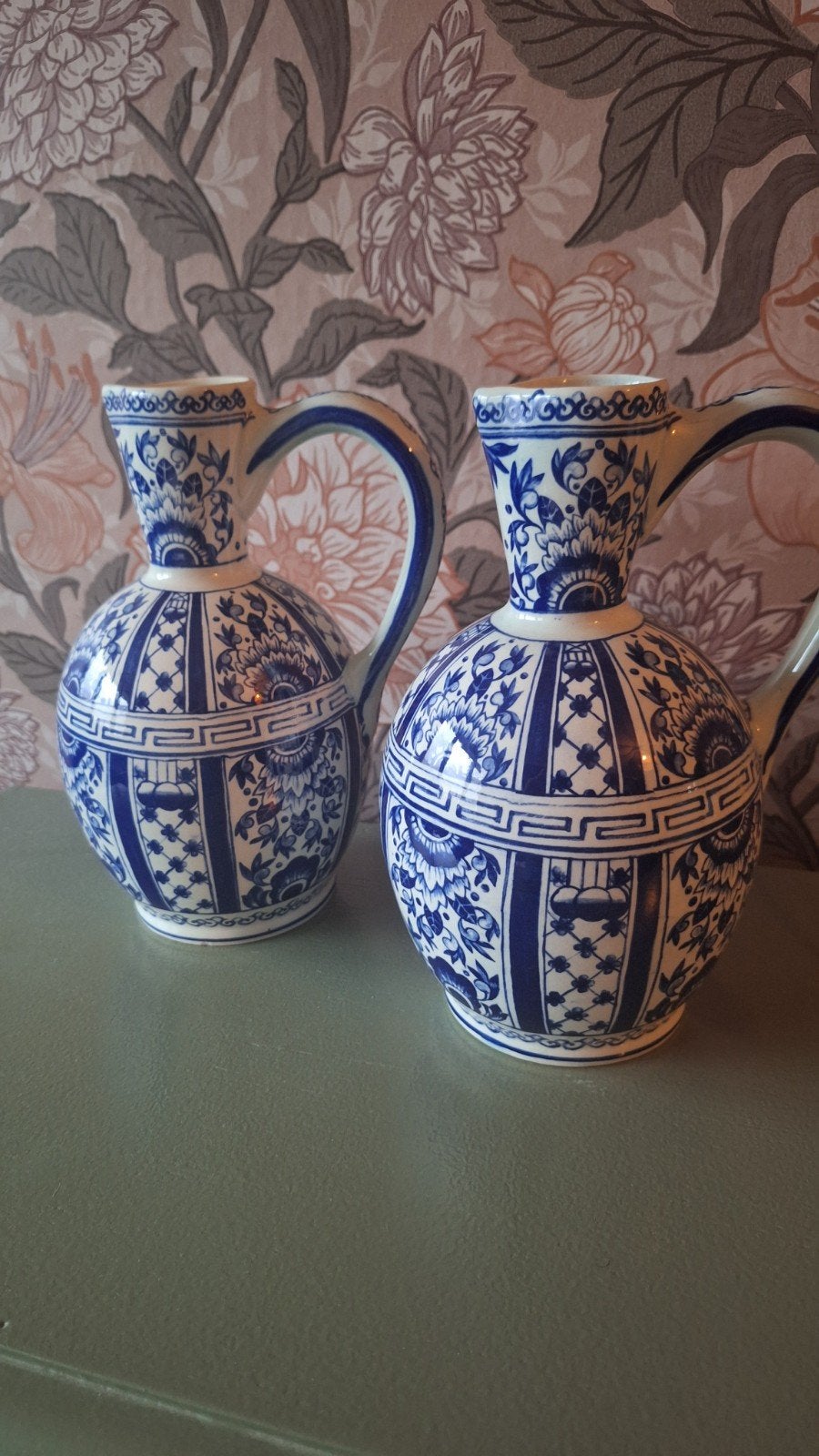 Set van 2 Boch 'Amsterdam' Delfts Blauw kannen, Antiek en Kunst, Ophalen of Verzenden