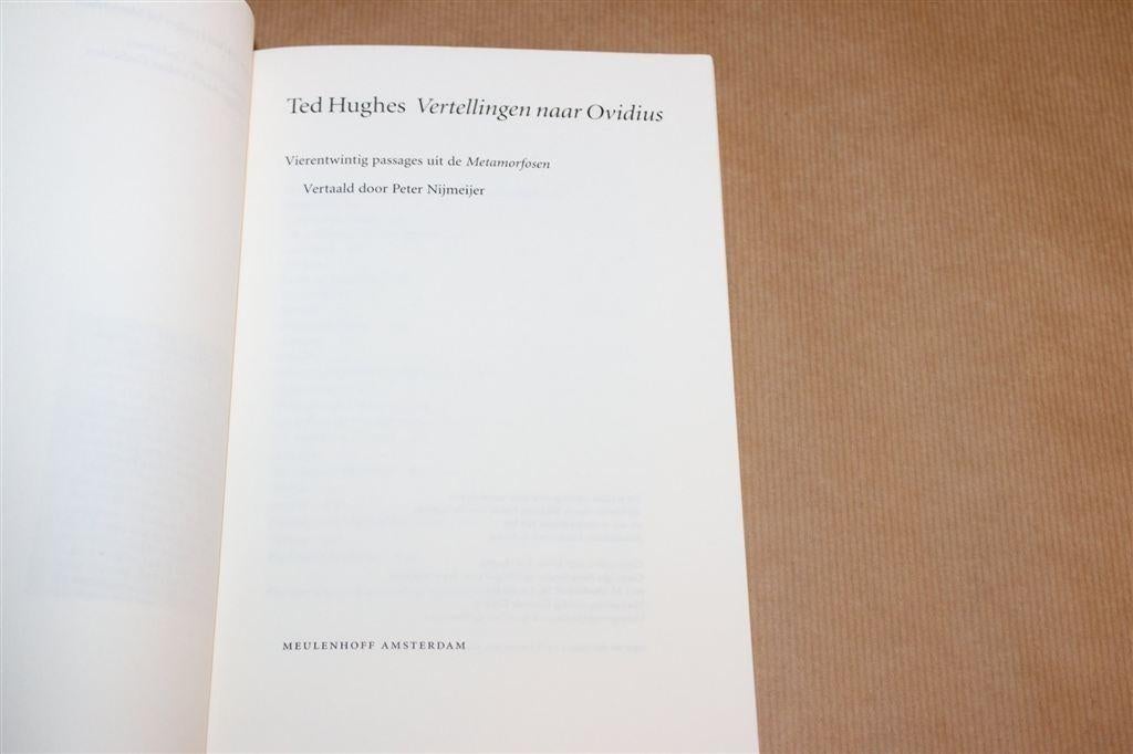 Vertellingen naar Ovidius — Ted Hughes, Metamorfosen, Ophalen of Verzenden, Gelezen