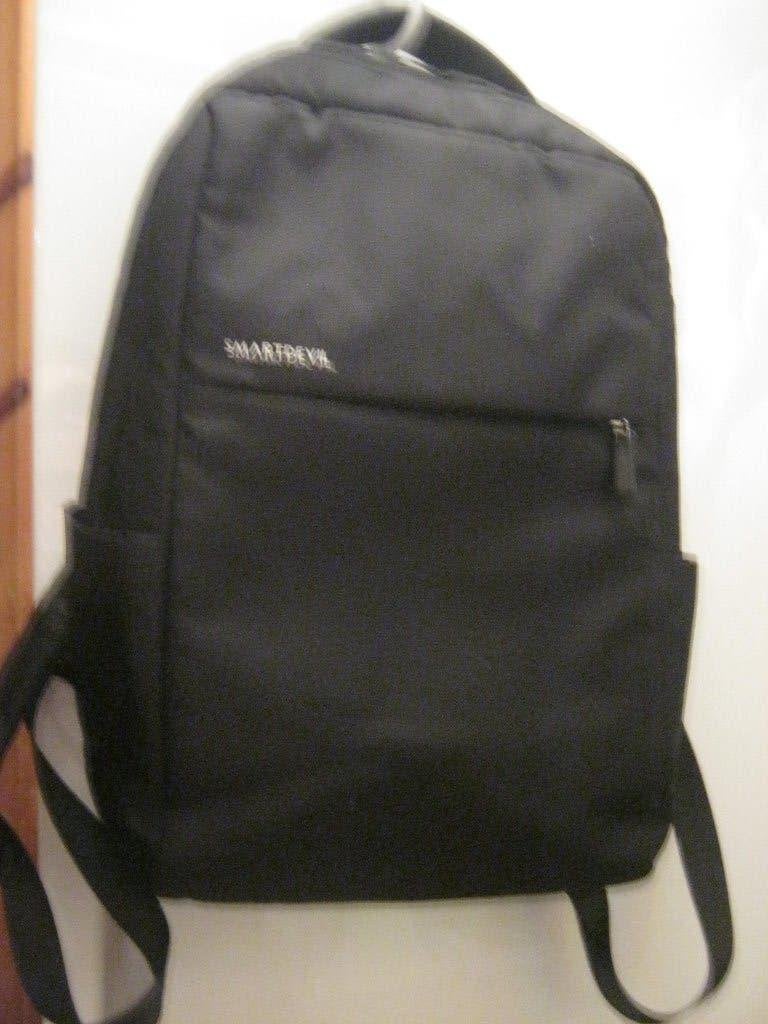 Zwarte smartdevil laptop backpack , Computers en Software, Gebruikt, 15 inch, Ophalen of Verzenden, Tabletvak