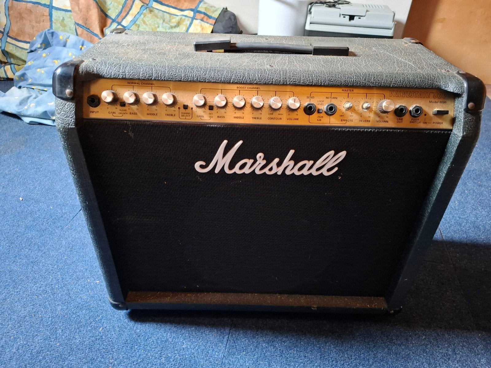Marshall Valvestate 8080 Solid State Lead Amplifier 80W, Ophalen, Gebruikt, Gitaar, 50 tot 100 watt